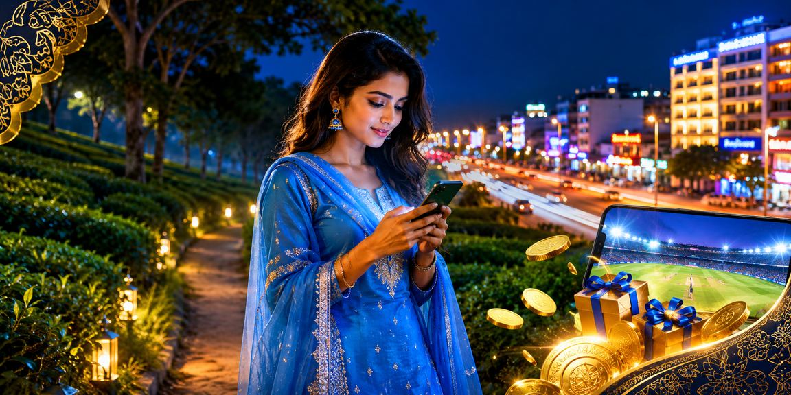 কুমিল্লায় সালোয়ার কামিজ পরিহিতা নারী মোবাইলে b44 ক্যাসিনো উপভোগ করছেন